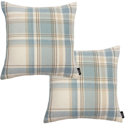 Plaid Square Cushion
