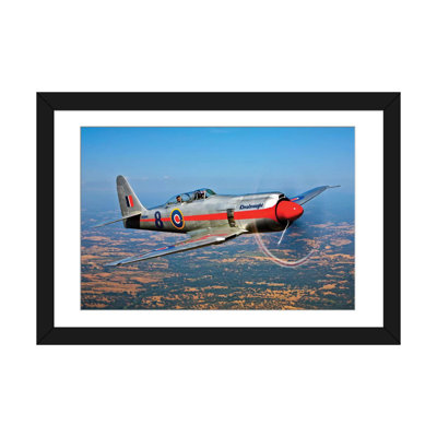 A Hawker Sea Fury T.Mk.20 Dreadnought Aircraft In Flight by Scott Germain - Wrapped Canvas Gallery-Wrapped Canvas Giclée
