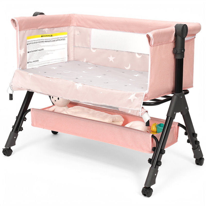 Height Adjustable and Foldable Bassinet