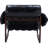 33.5" W Solid Wood & Oil Waxed Leather Mid-Century Accent Chair-1080790569