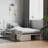 Bralon vidaXL Metal Bed Frame with Headboard & Slats, No Mattress, Easy Assembly-1084282200-1084282196