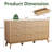 Fluted 9 Drawers Dresser-1249169895