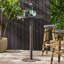 Table de bar ronde pour terrasse / patio