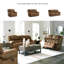 Canapé inclinable en cuir 76 po-766141153