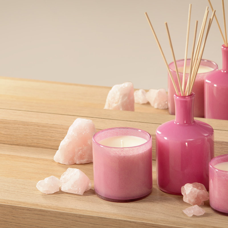 Duchess Peony Scented Jar Candle, 3" H x 3" W x 3" D