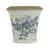 5.3X5.3X5.1" Ceramic Planter With Floral Pattern, Set Of 4