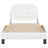 vidaXL Bed Frame without Mattress Zadar Black and White 100x190 cm Faux Leather-814465720-814465725