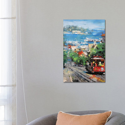 Alcatraz par Mark Lague - peinture sur toile tendue
