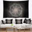 Tapisserie florale arrondie-28486070