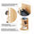 360° Rotating 69"X16" Multifunctional Full Length Mirror With Hook Storage Rack Coat Rack With Mirror Solid Wood Floor Mirror Bedroom Living Room Cloakroom Space Saving (Natural Wood)-1726983374-1726983373