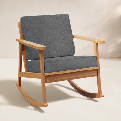 Olene Eucalyptus Patio Rocking Chair