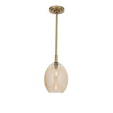 Artemis Pendant Single (Oil Rubbed Bronze with Champagne Glass)