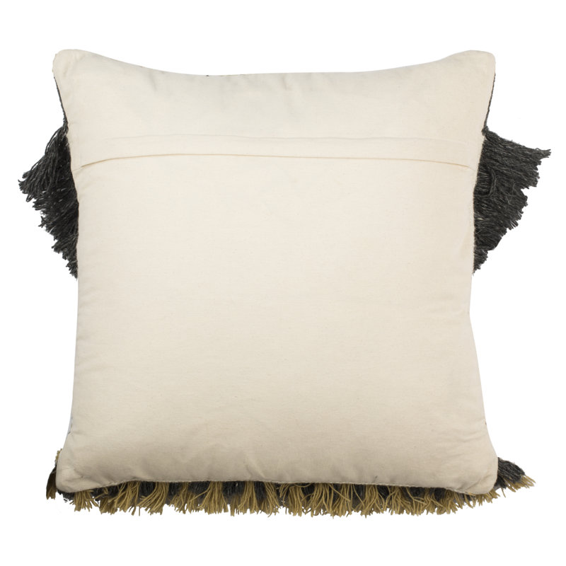Tassels Wool Throw Pillow