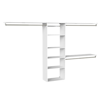 Tour suspendue avec tablettes supérieures