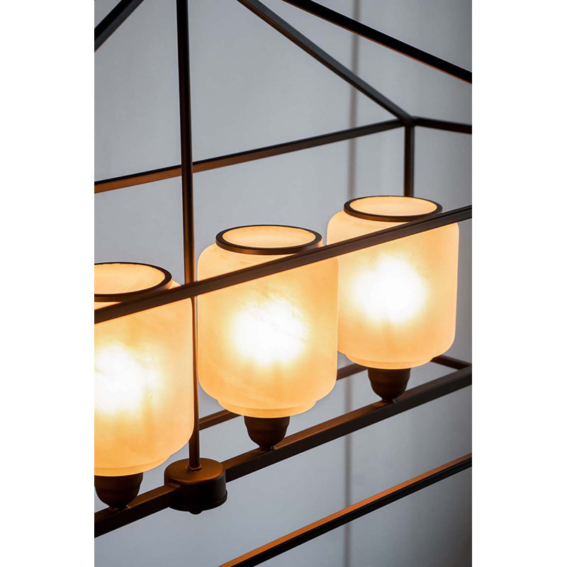 Lustre géométrique à 4 lumières Davetta