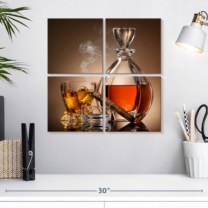 Carafe à whisky Yarlin, H 18 po x l 18 po