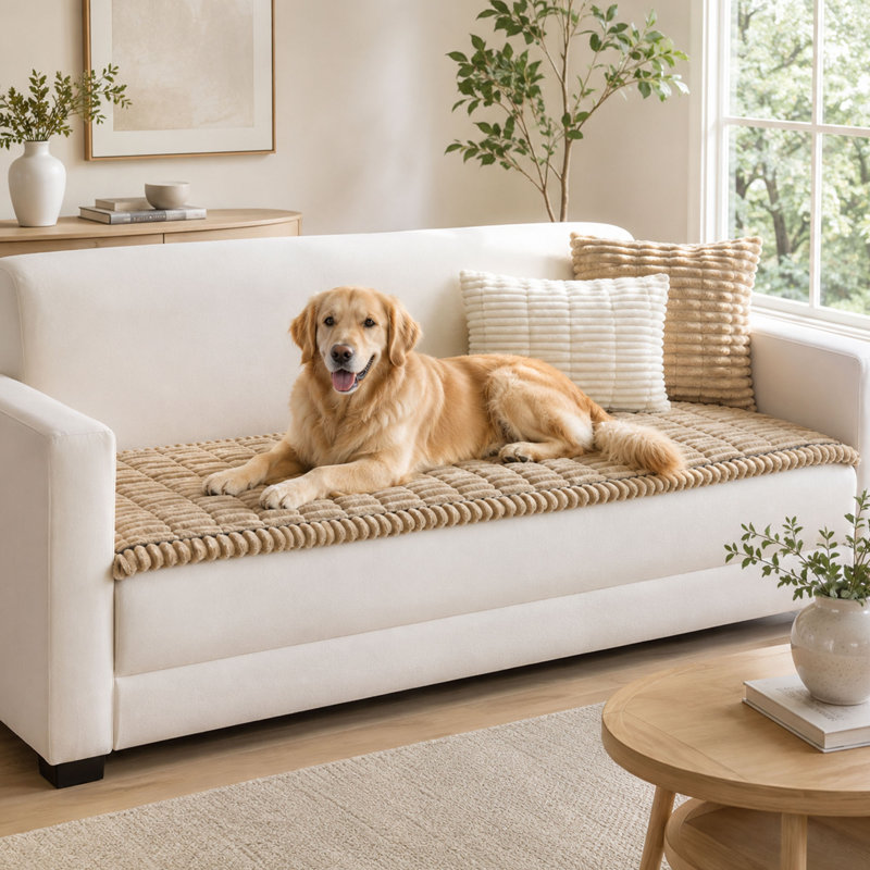 Housse de canapé lavable et antidérapante pour chiens et animaux de compagnie