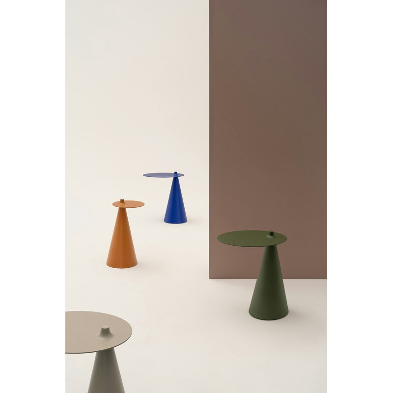 FEZ End Table, Olive Green