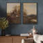 «Mystical Moonlit Meadow Nocturnal Landscape», 2 pièces sur toile-98374195-98374196