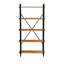 Walnut Black Bookshelf