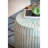14x14x18" Accent Stool with Striped Pattern