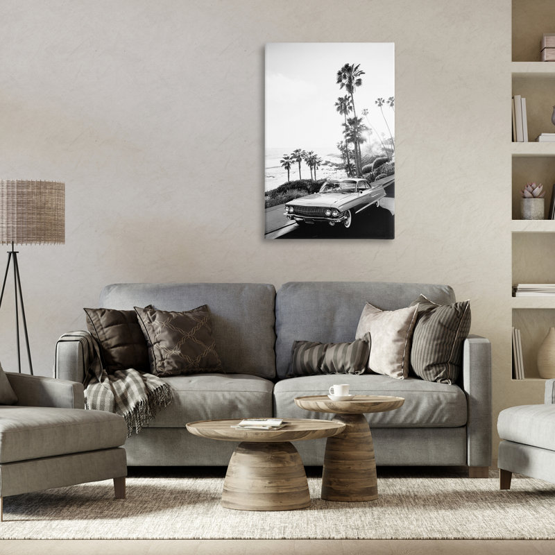 Malibu, toile noire classique, design par Sissi et Seb, H 36 po x l 24 po