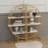 4 Tiers Home Office Open Bookshelf, Round Shape, Different Placement Ways