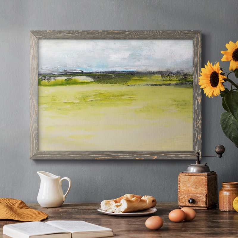 From The Terrace IV, reproduction d'art sur toile, Gris, H 14 po x l 20 po