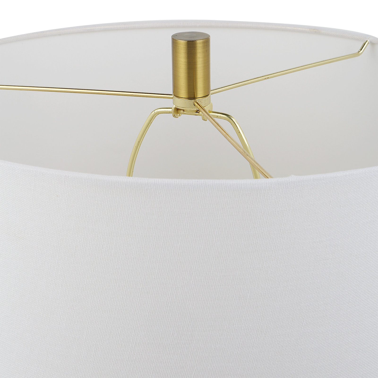 Jensi Ceramic Table Lamp, Royal Blue/Antique Gold