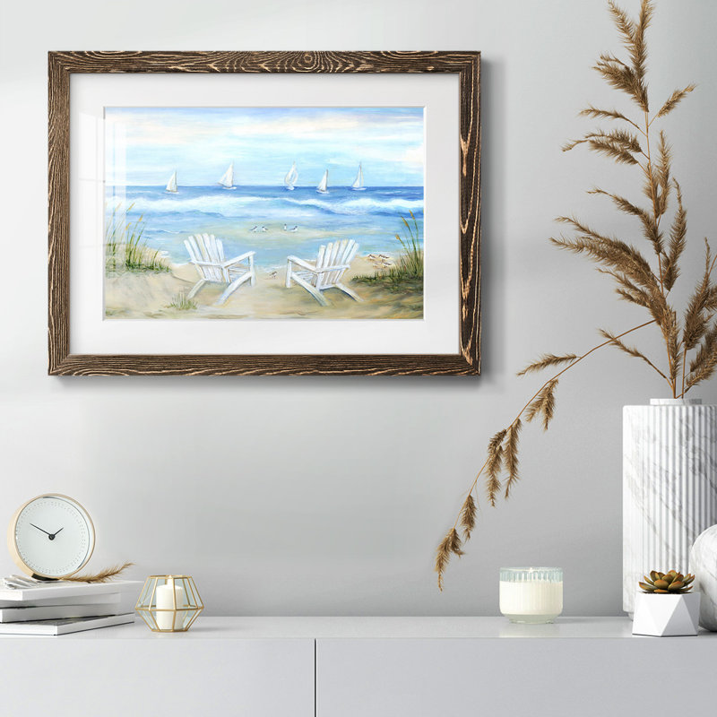 « Seaside Escape », Noyer, H 28 po x l 42 po