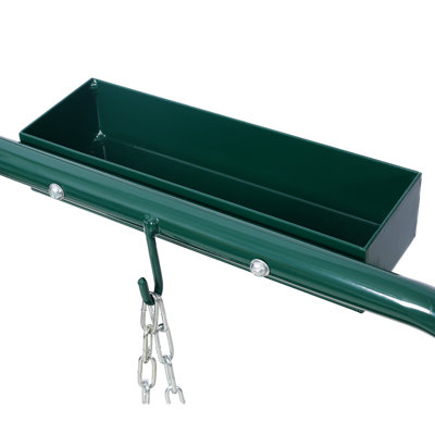 Chariot porte-bouteilles de soudage en acier vert, capacité de 440 lb, monobloc, double réservoir oxygène-acétylène, avec roues en caoutchouc de 10 pouces