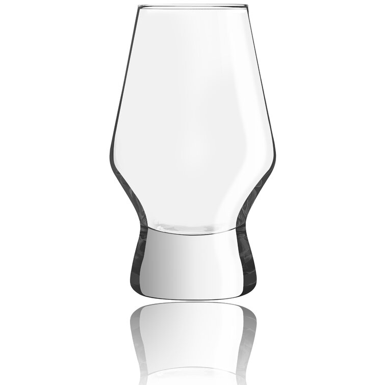 JoyJolt Halo 7.8 oz. Crystal Whiskey Glasses (Set of 4)