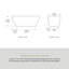 Lussari 70" x 30" Freestanding Soaking Bathtub-650895312