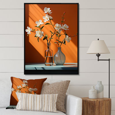 Coral Minimalisme soleil vie, reproduction d'art sur toile