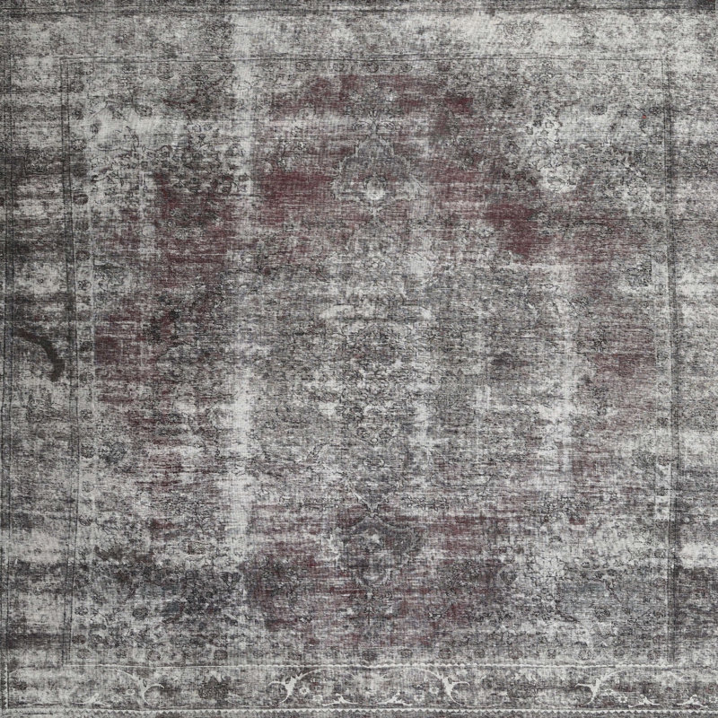 Tapis gris Deckert, Carré 4 pi