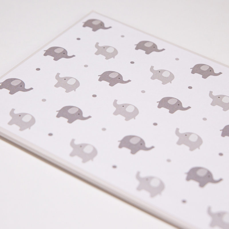 Karina Cute Unisex Baby Grey Elephant Gift