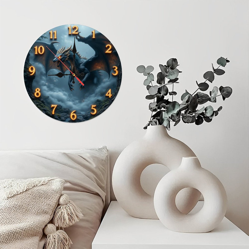 Horloge murale dragon