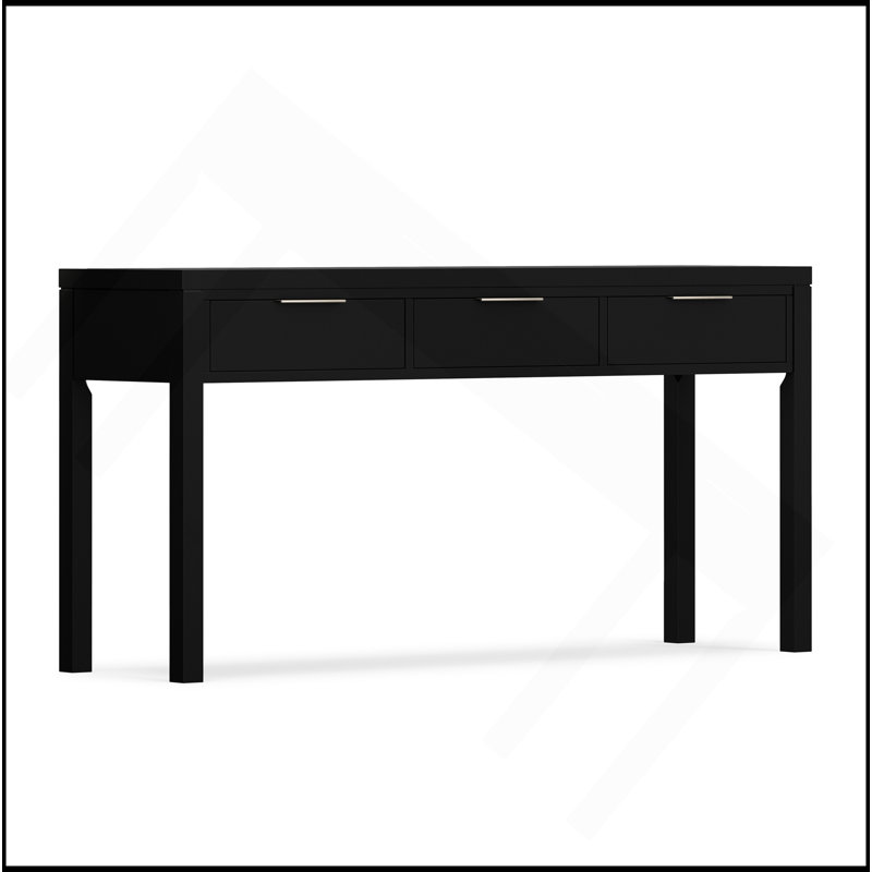 Console large Hollander, Noir