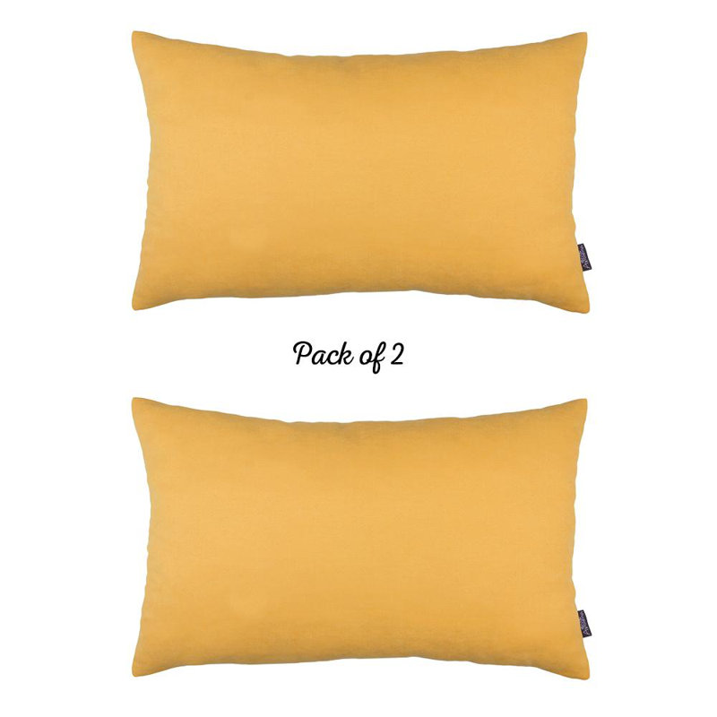 Linen Throw Pillow, Yellow