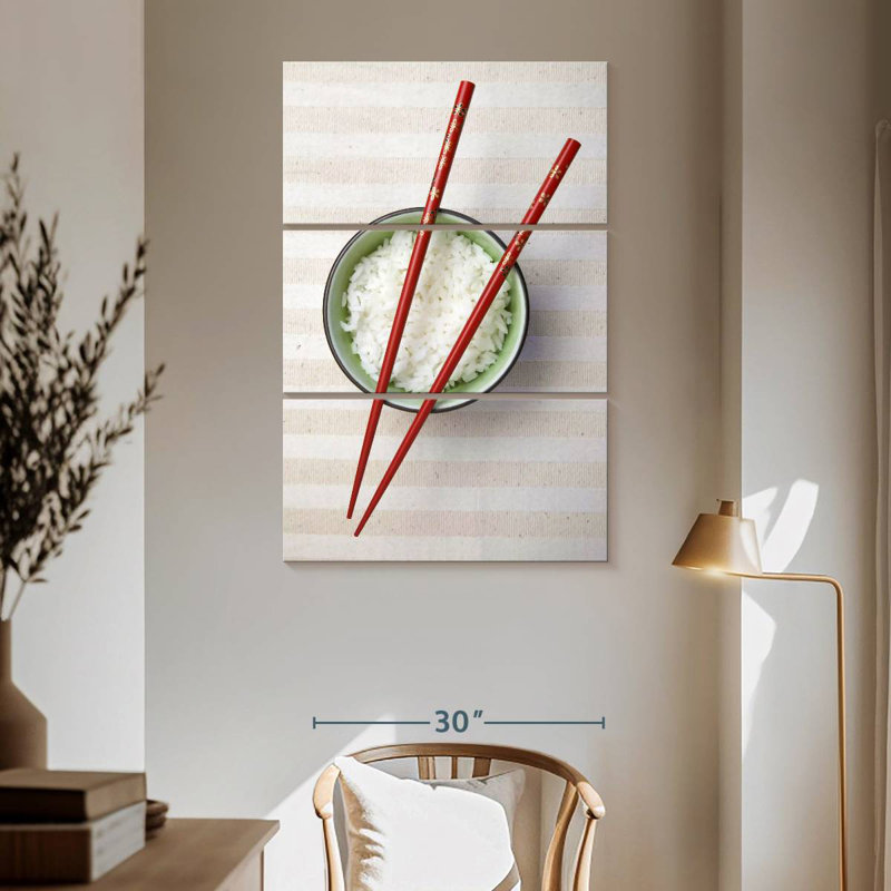 Rice, 65" H x 42" W