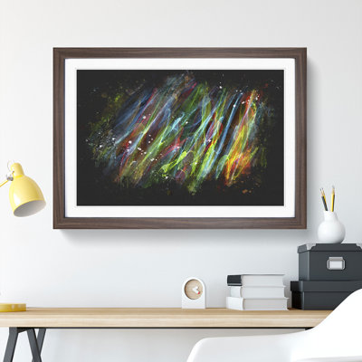 Rainbow Smoke Vol (5) - Picture Frame Painting