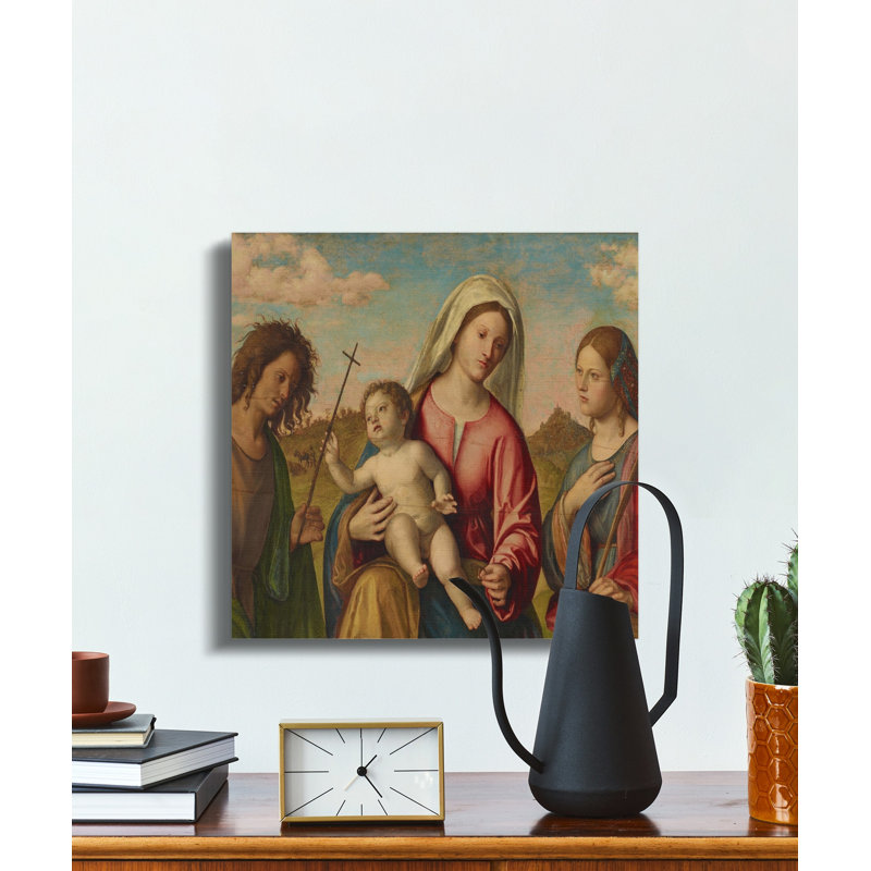 1 Piece Wrapped Canvas Wall Art Set, 12x12