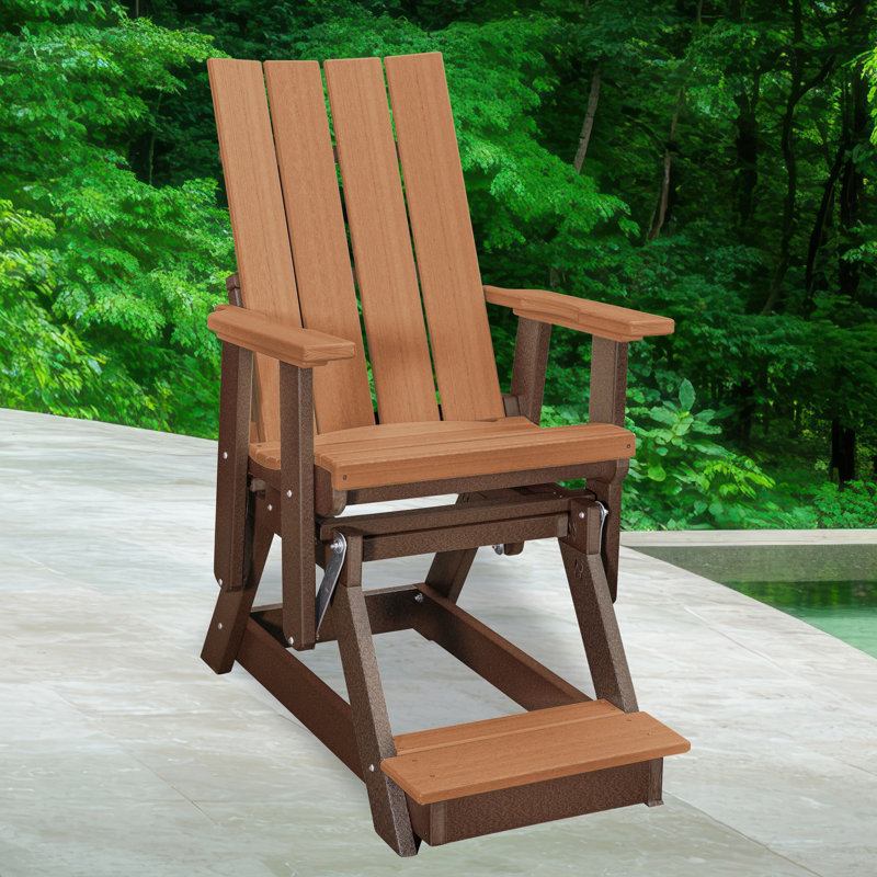 Fauteuil oscillant à hauteur de balcon Brandon American Furniture Classics, Brun clair / Brun