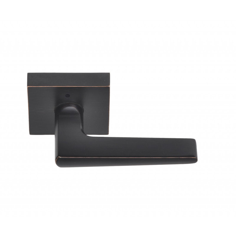 Tiburon Privacy (Bed & Bath) Door Lever, Dark Bronze, Left