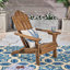 Chaise - Bois brun foncé pour l'extérieur pliable brun, fabriqué en bois franc
