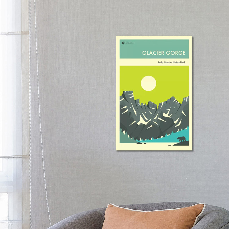 Glacier Gorge I 1 Piece Wrapped Canvas Wall Art, 66.04 cm H x 45.72 cm W x 1.91 cm D