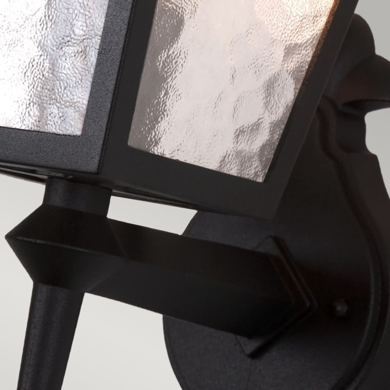 Valentina Black Outdoor Wall Lantern