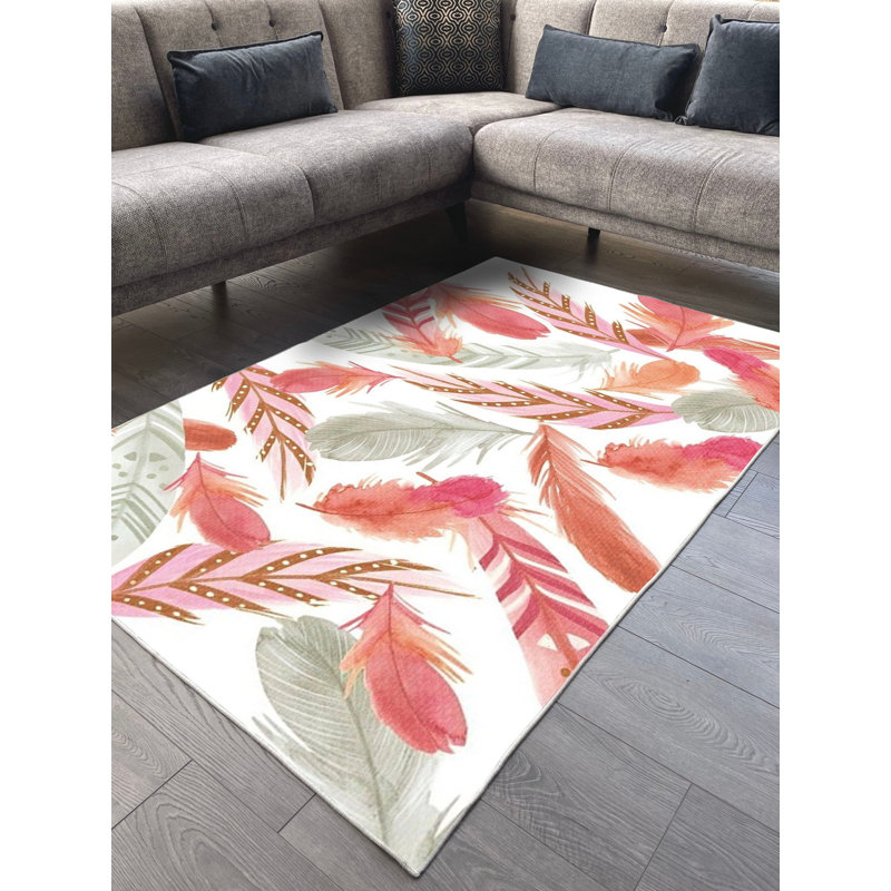 Tapis en coton Dayanara, Tapis de couloir 2 pi 7 po x 6 pi 7 po
