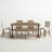 Averie Extendable Solid Wood Top Trestle Dining Set