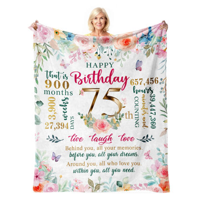 Cadeaux d'anniversaire pour femme, cadeaux pour femme d'un an, cadeau d'anniversaire pour femme, cadeaux d'anniversaire pour femme, jeté pour décorations d'anniversaire